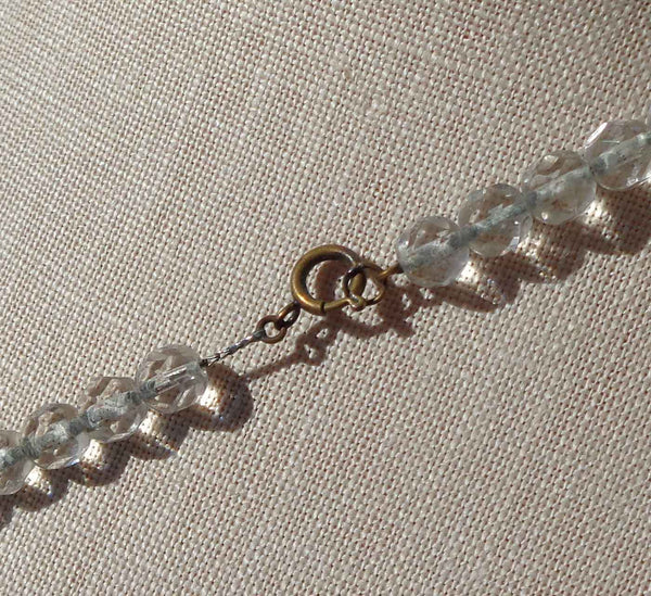 30s 40s Crystal Bead Necklace