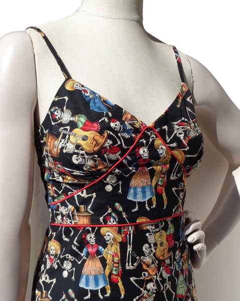 Vintage Halloween Goth Dress