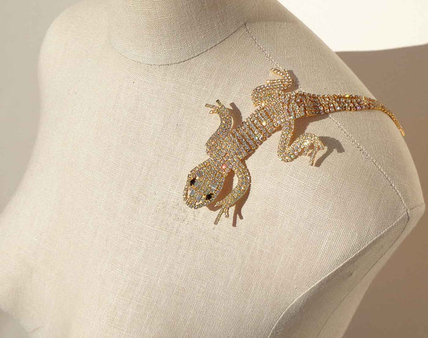 Vintage Butler & Wilson Articulated Lizard