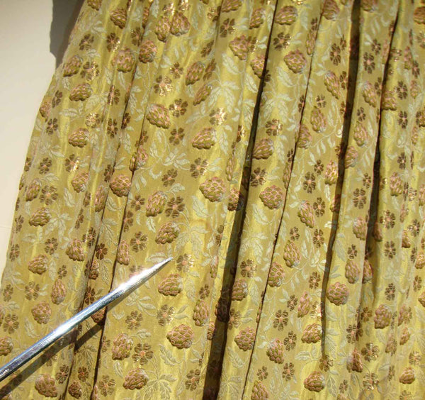 50s Golden Dressing Gown