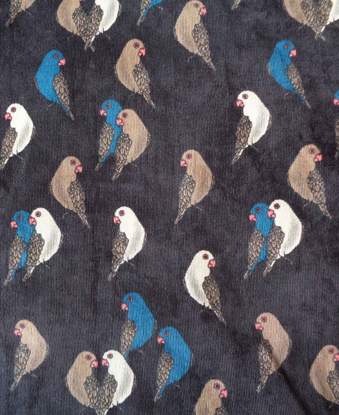 Vintage Dress Print with Birds
