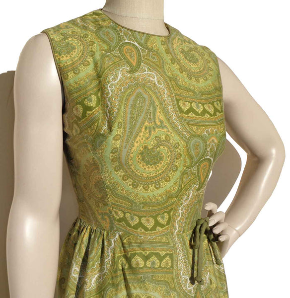 Vintage Buta Paisley Summer Dress
