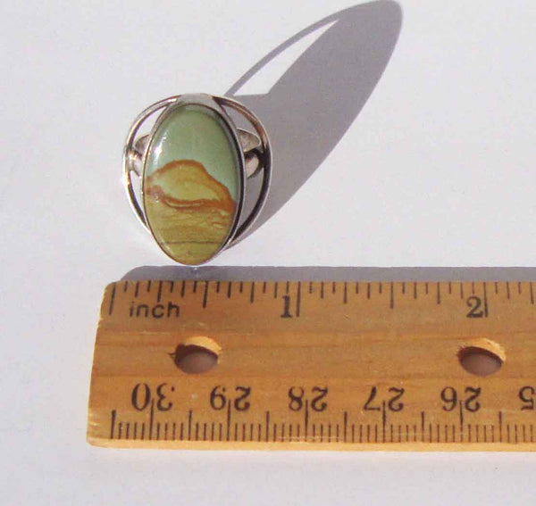 Vintage Cripple Creek Jasper Ring