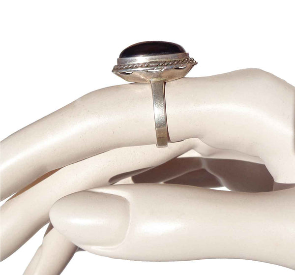 Smoky Topaz Statement Ring - Metro Retro Vintage