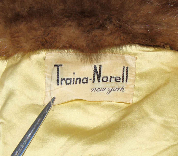 Vintage 50s Traina Norell Label