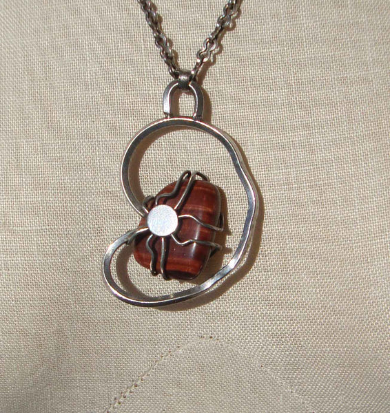 Vintage Bohemian Gemstone Necklace