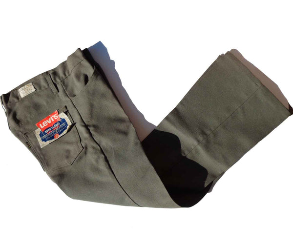 Vintage Levi’s Jeans Big E Nuvo Flares Green Dungarees WPL 423