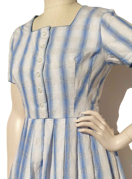 1960s Summer Striped Dress - Metro Retro Vintage