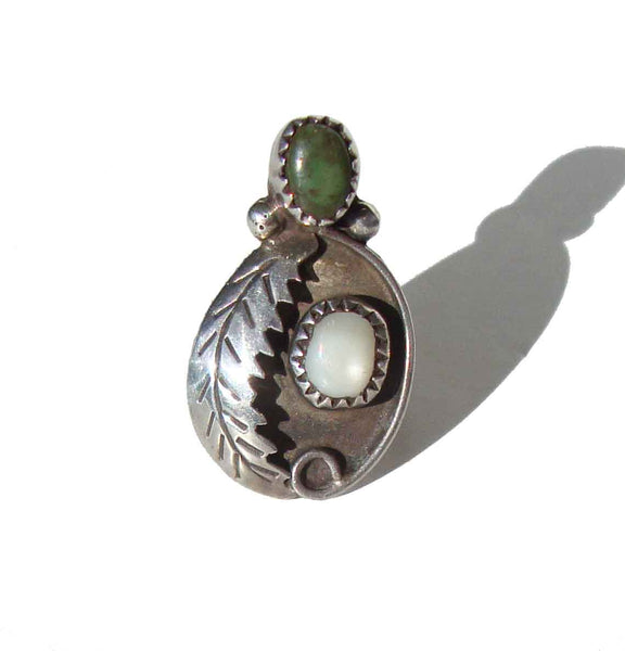 Navajo Two Stone Ring - Metro Retro Vintage