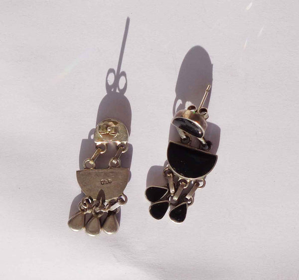 950 Silver Earrings - Metro Retro Vintage
