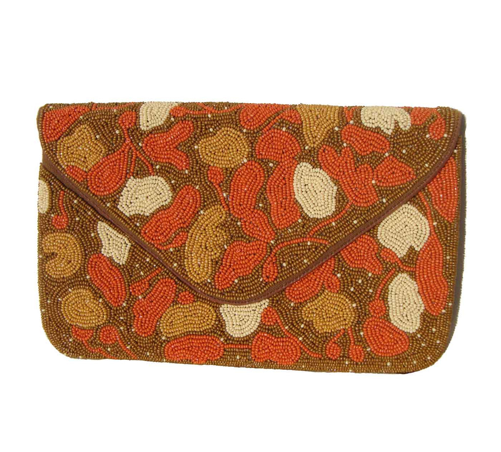 Orange clutch purse clearance