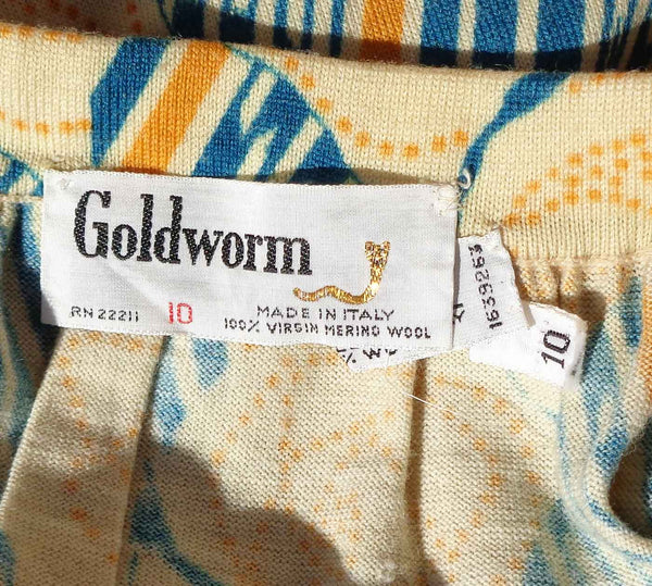 Goldworm Label with Worm Logo