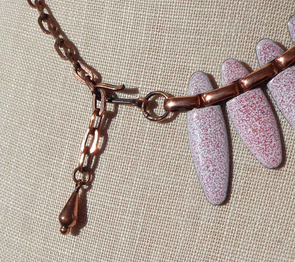 MCM Copper Enamel Necklace