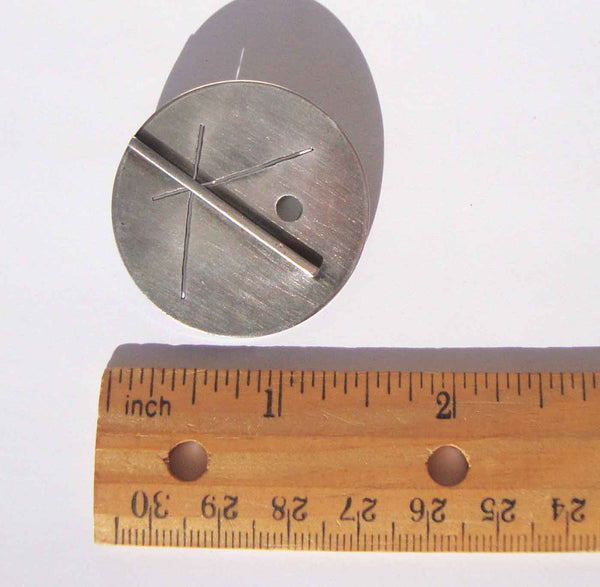 Midcentury Studio Jewelry Silver Brooch