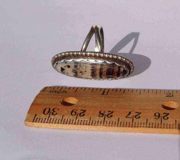 Navajo Sterling & Agate Ring