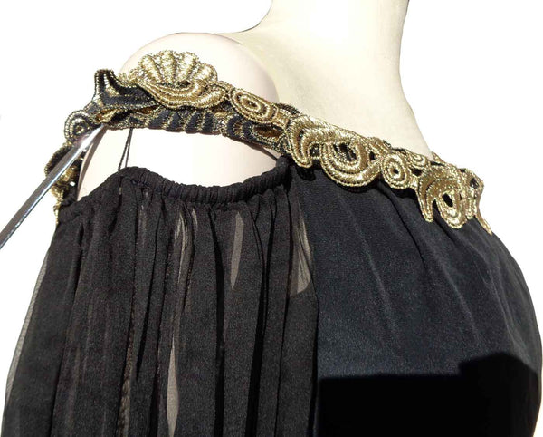 Vintage Black Evening Dress