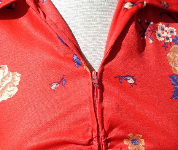 Vintage Metal Dress Zipper