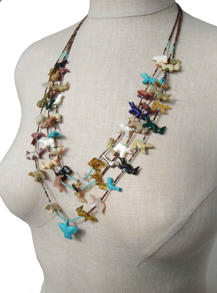 Native American Turquoise Fetish Jewelry