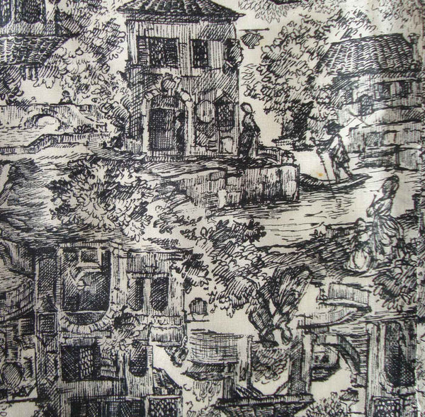Black & White Toile Dress