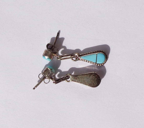 Zuni Dangle Earrings - Metro Retro Vintage