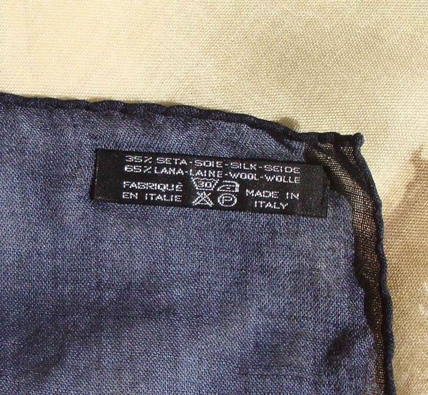 Made in Italy Scarf Label - Burberry's