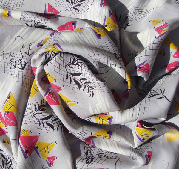 1930s Dress Fabric - Metro Retro Vintage