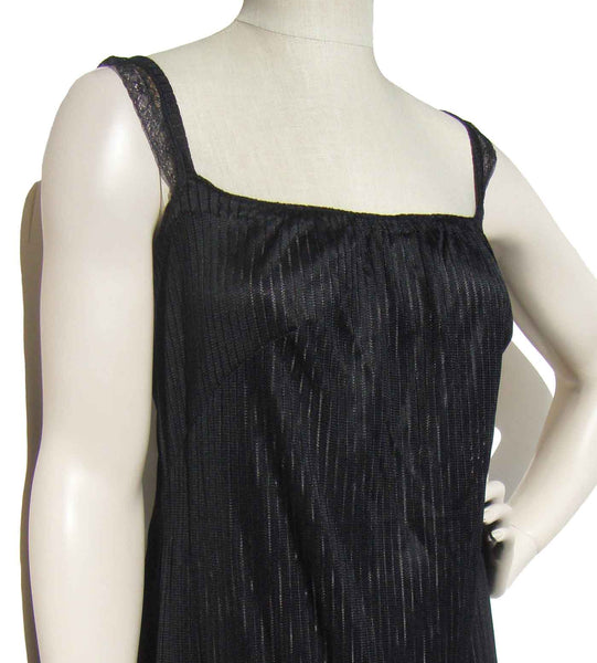 Vintage Black Nightgown