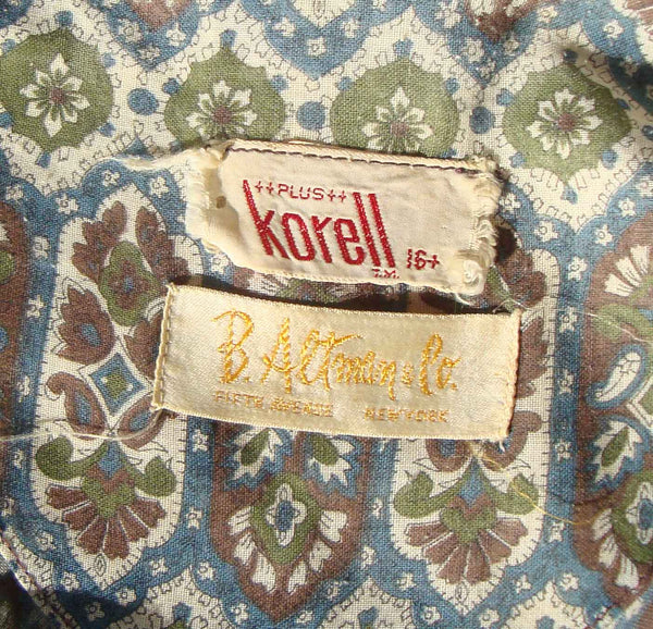 Vintage Korell Dress Label