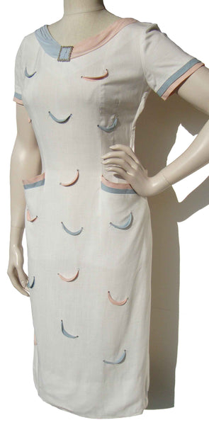 1950s Wiggle Dress - Metro Retro Vintage