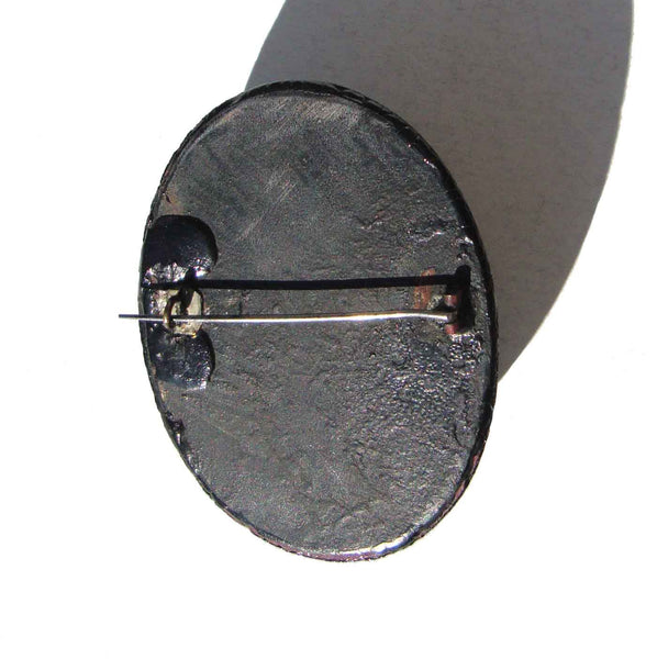 Back of Victorian Mourning Brooch