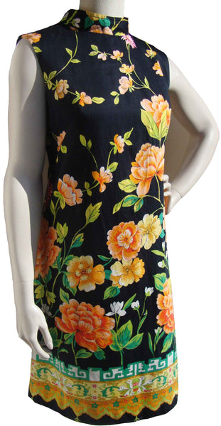 Janet Lynn Floral Dress - Metro Retro Vintage