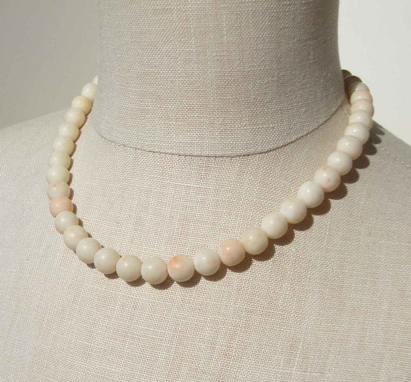 1960s Angelskin Coral Necklace
