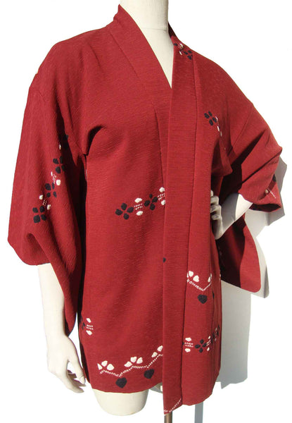 Vintage Japanese Red Kimono