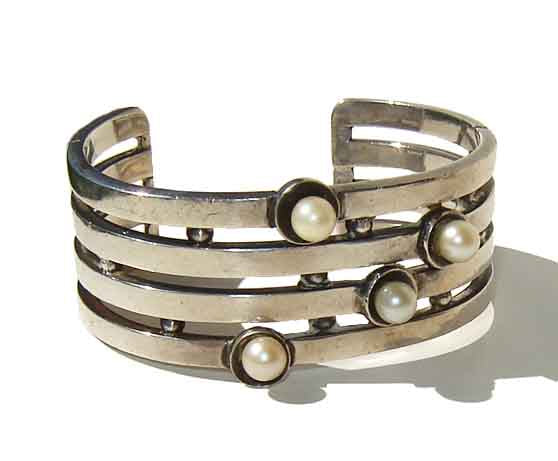 Midcentury Antonio Pineda Silver Bracelet