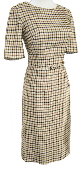 Vintage Vera Maxwell Plaid Dress