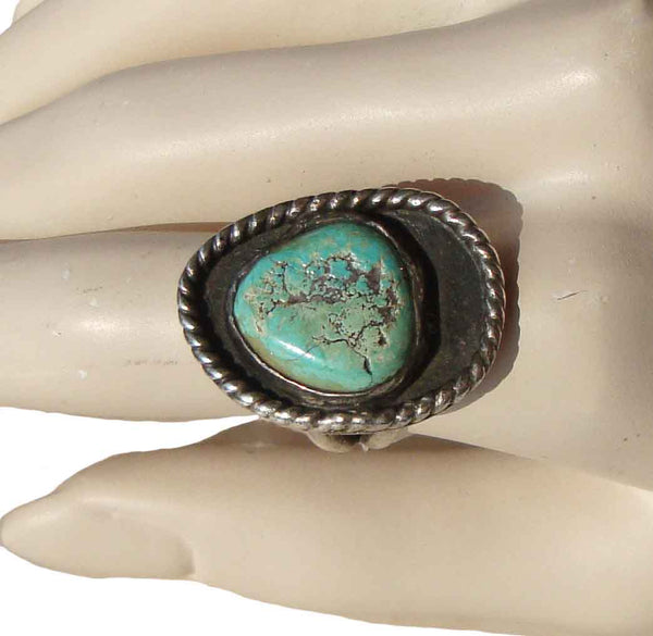 Indian Sterling Turquoise Ring