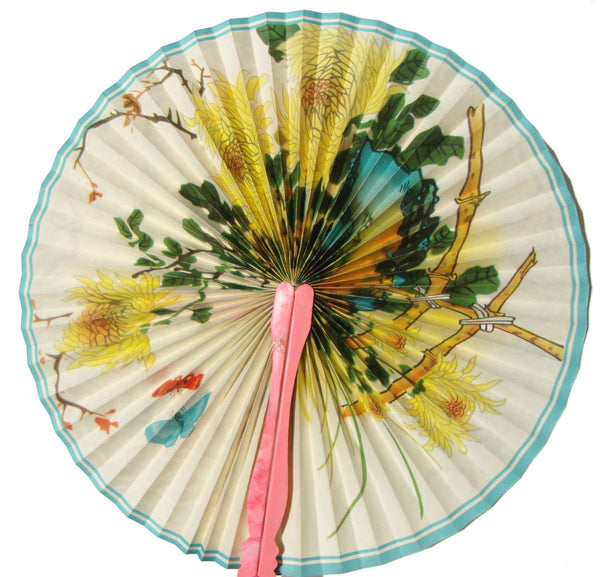 Chinese Hand Fan - Metro Retro Vintage