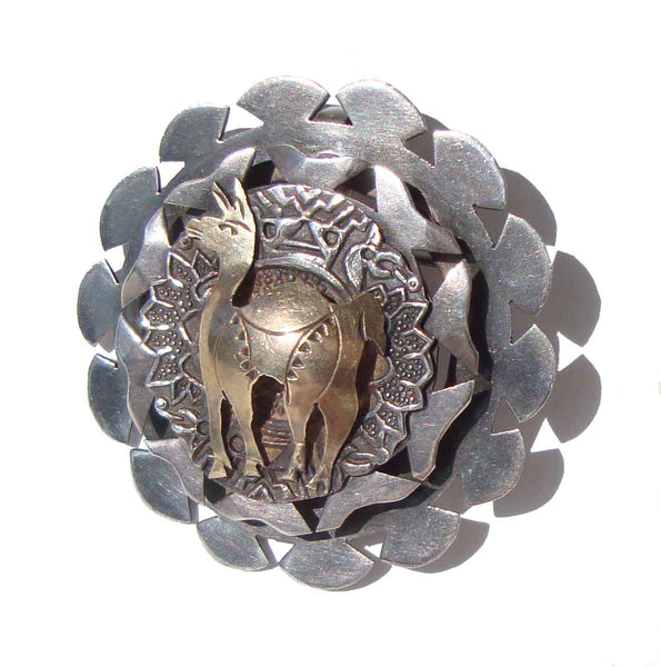 Mod Llama Brooch - Metro Retro Vintage