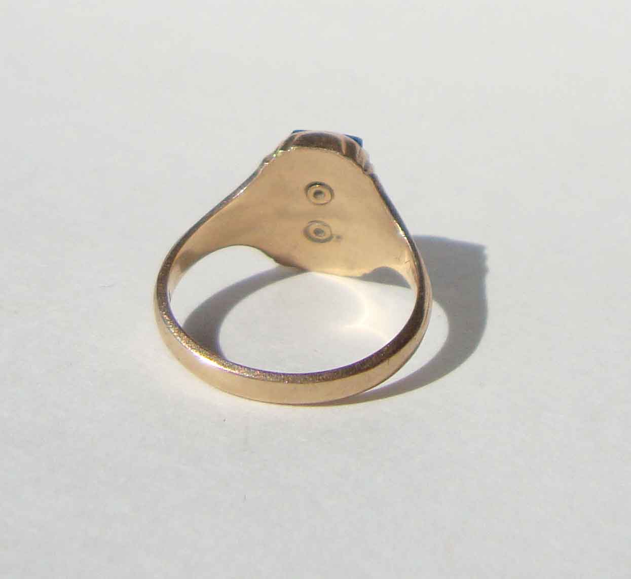 Vintage 1943 Ladies Class Ring 10K Gold Virginia Beach H.S. Sz 6
