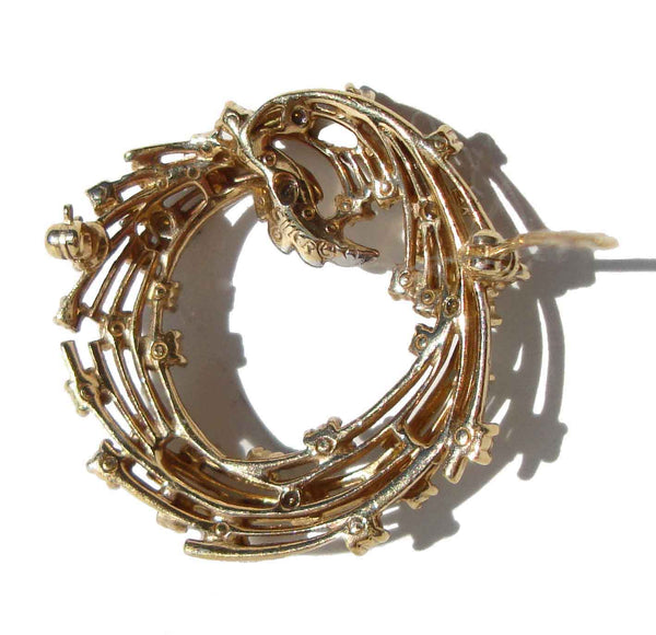 Back of Ciner Brooch