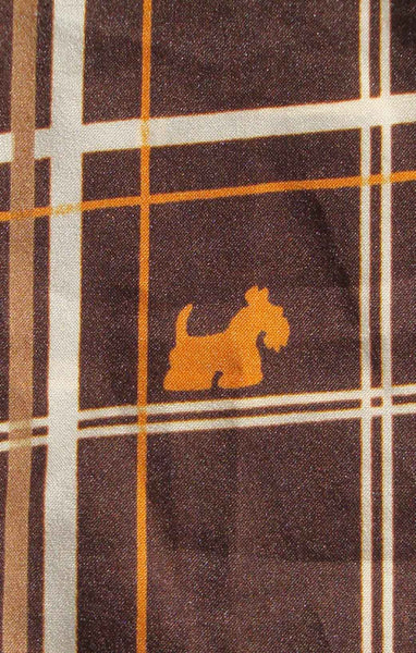 Vintage Scottie Dog Novelty Print