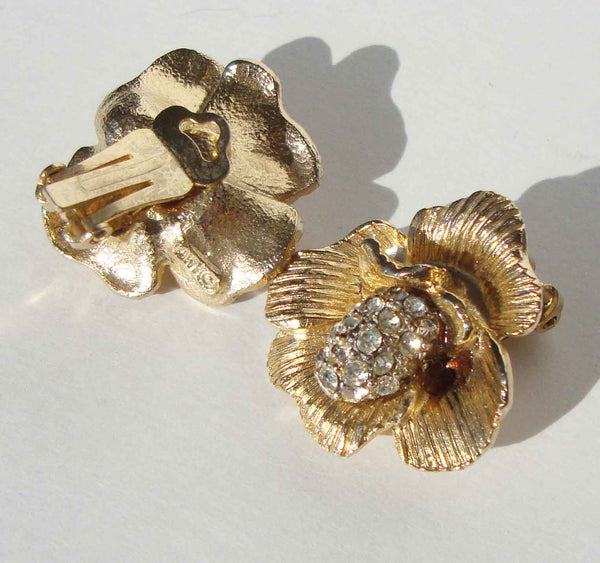 60s Art Mode Flower Earrings
