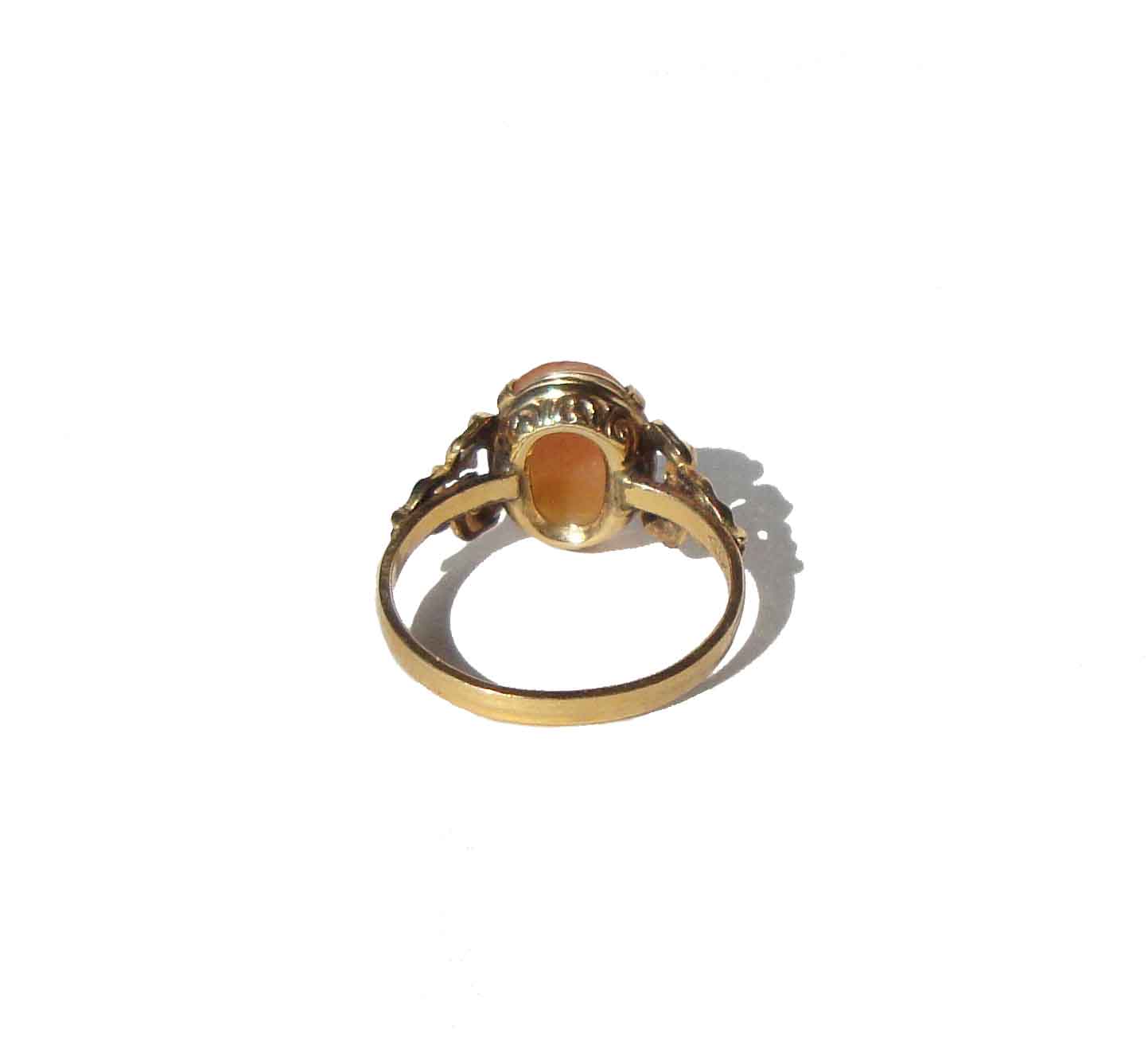 Vintage Cameo Ring 10K GF Clark & Coombs C&C Sz 8.5 – Metro Retro 