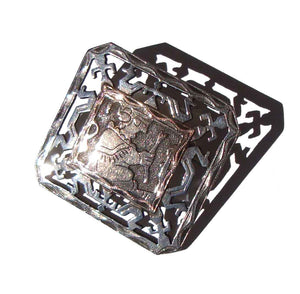 Vintage Guatemalan silver brooch
