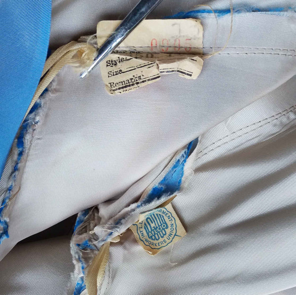 Vintage ILGWU Labels on 50s Dress