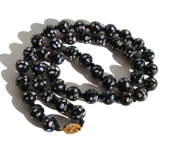 Vintage Chinese Export Beaded Necklace