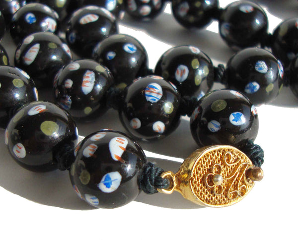 Painted Chinese Export Beads