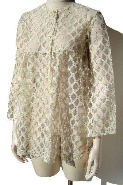 Vintage Lace Beach Jacket