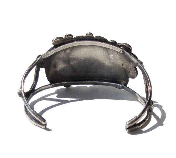 Vintage Sterling Silver Turquoise Cuff Bracelet