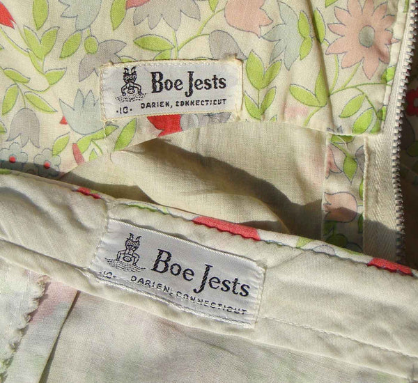 Vintage Boe Jests Label